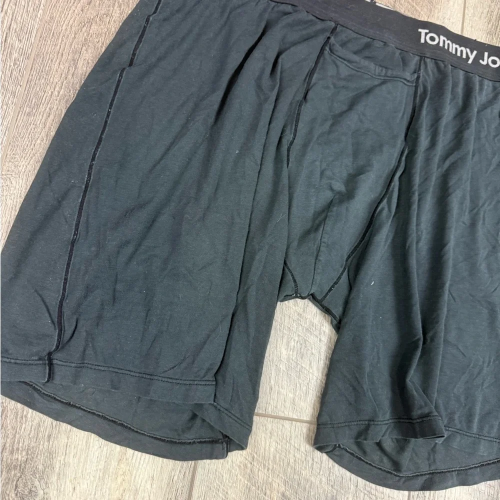 Tommy John Men's‎ Black Cool Cotton Boxer Briefs